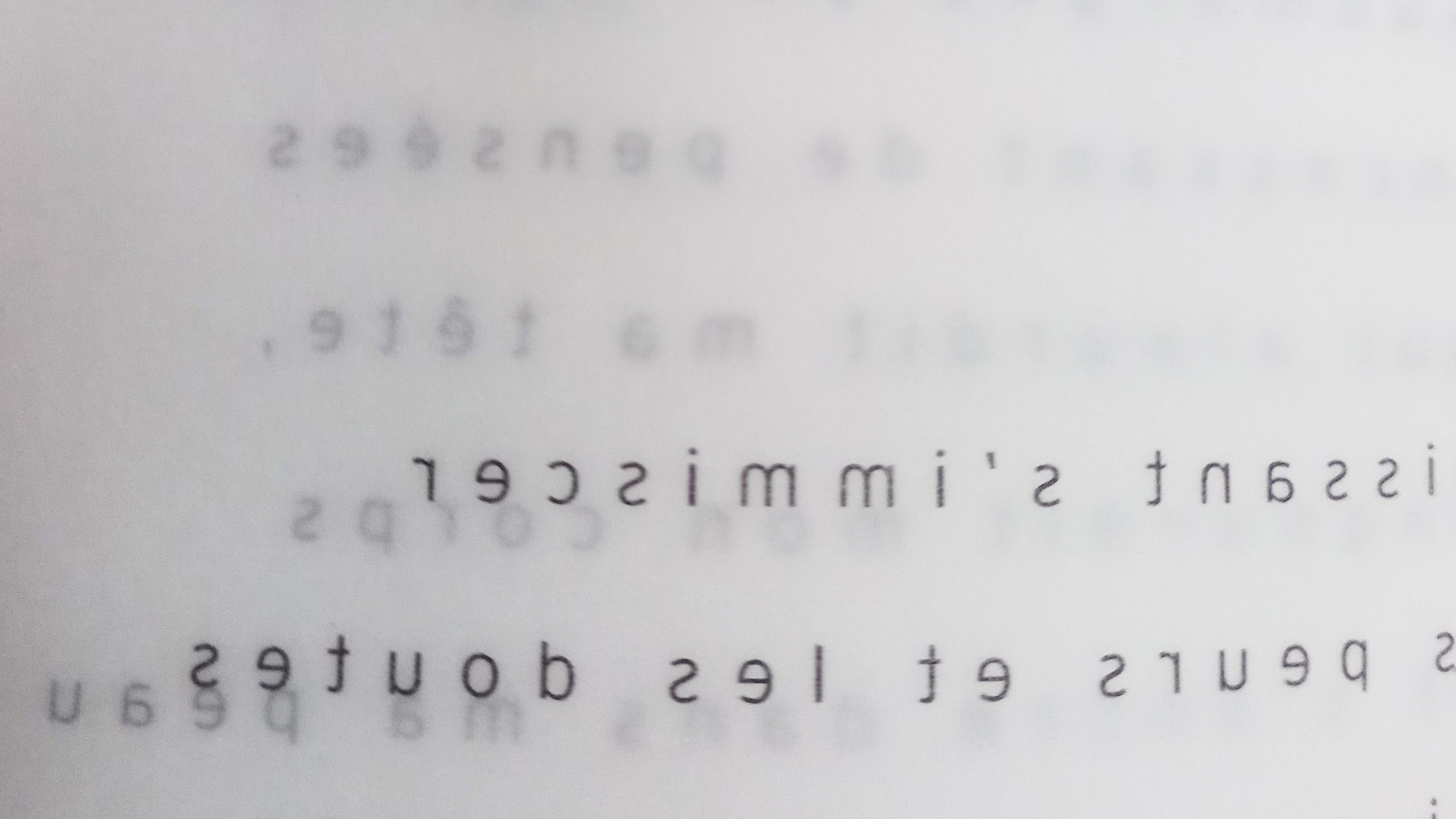 écriture sur du calque et transparence