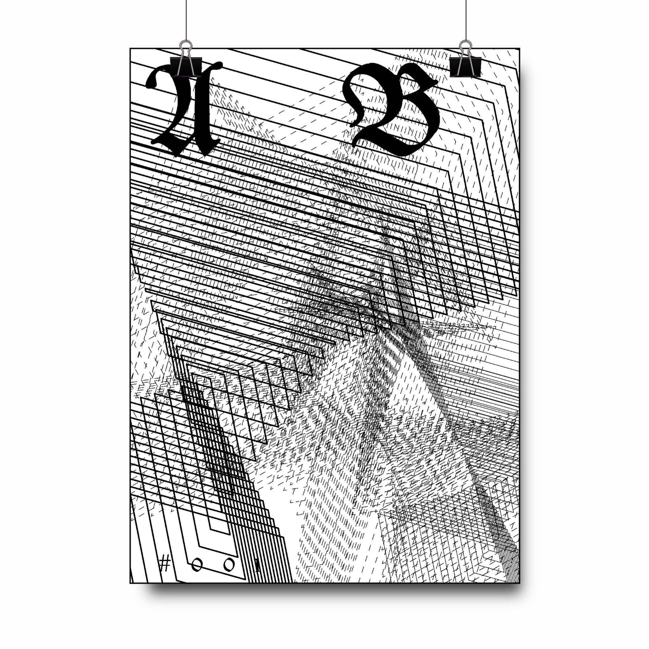 expérimentation noir et blanche asymétriques