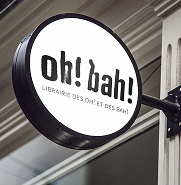 enseigne librairie des oh et des bah