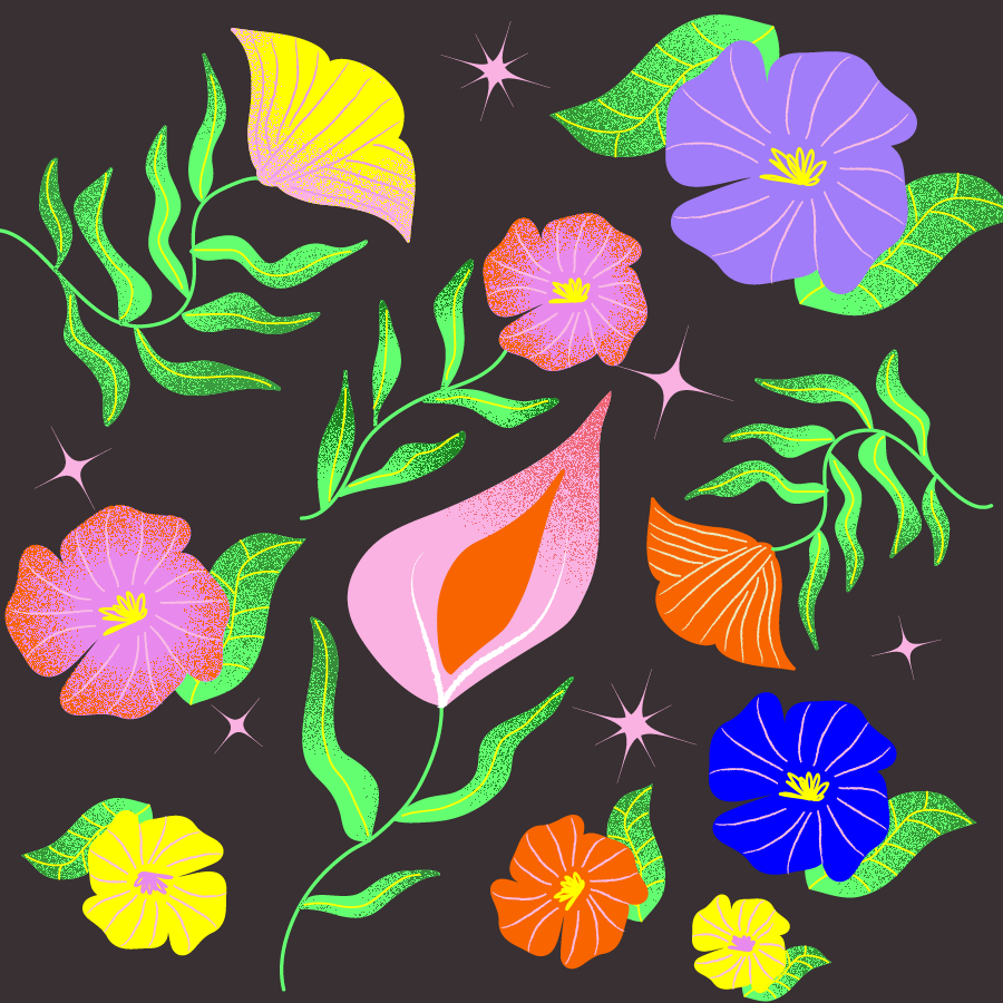 illustration de fleurs