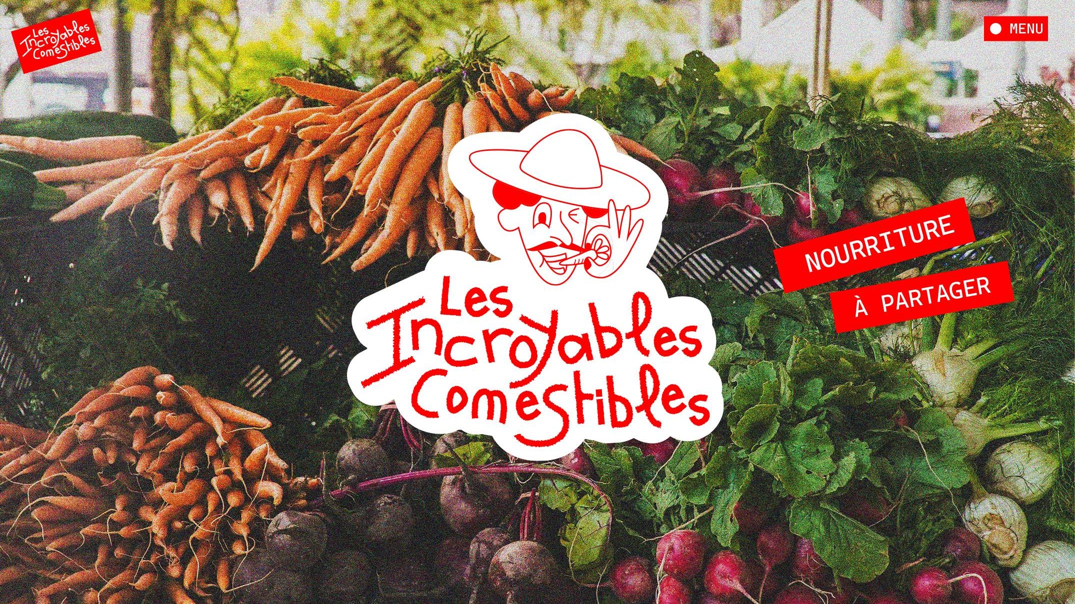 header couverture en fond avec logo les incroyables comestibles