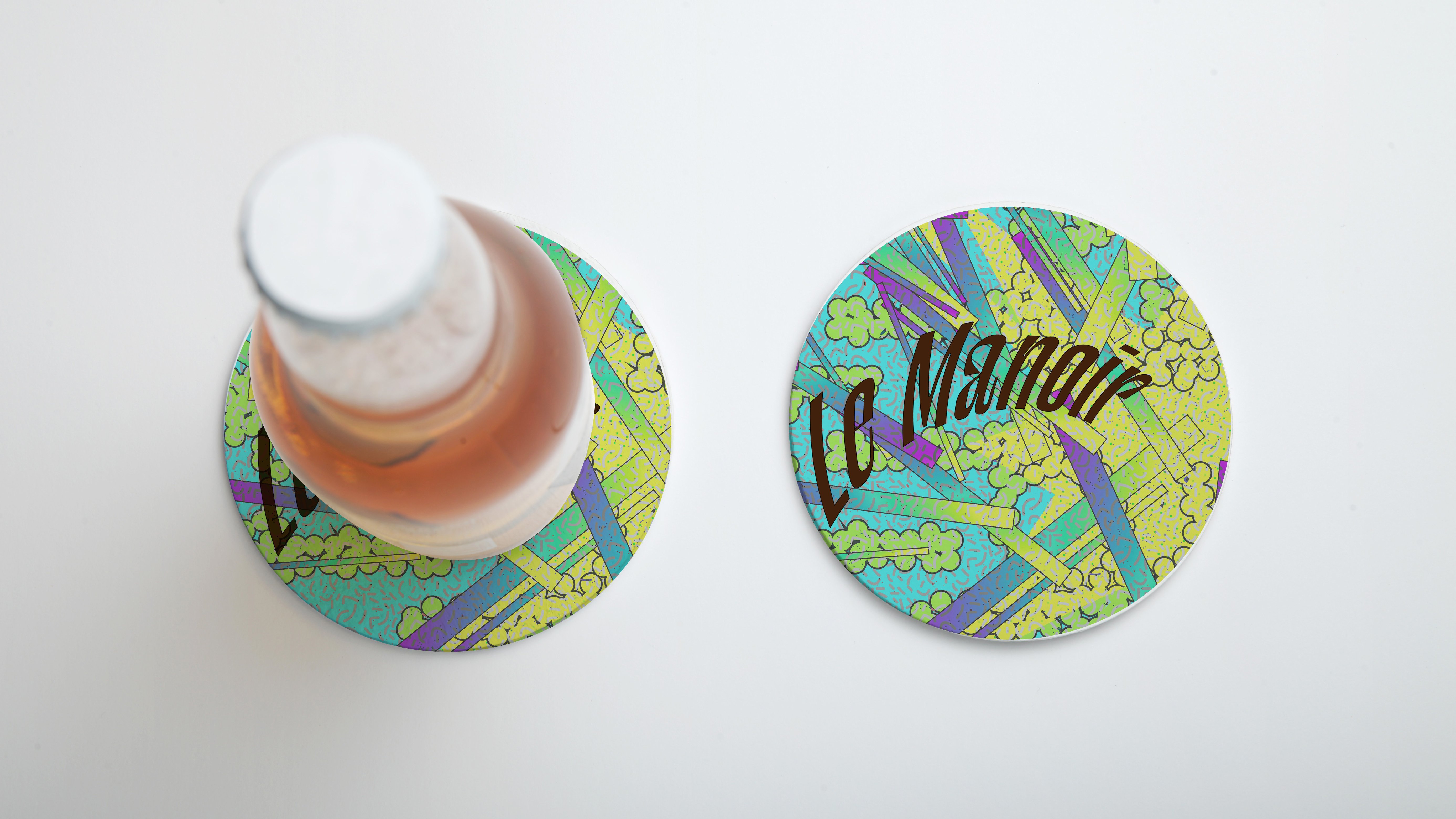 dessous de verre le manoir