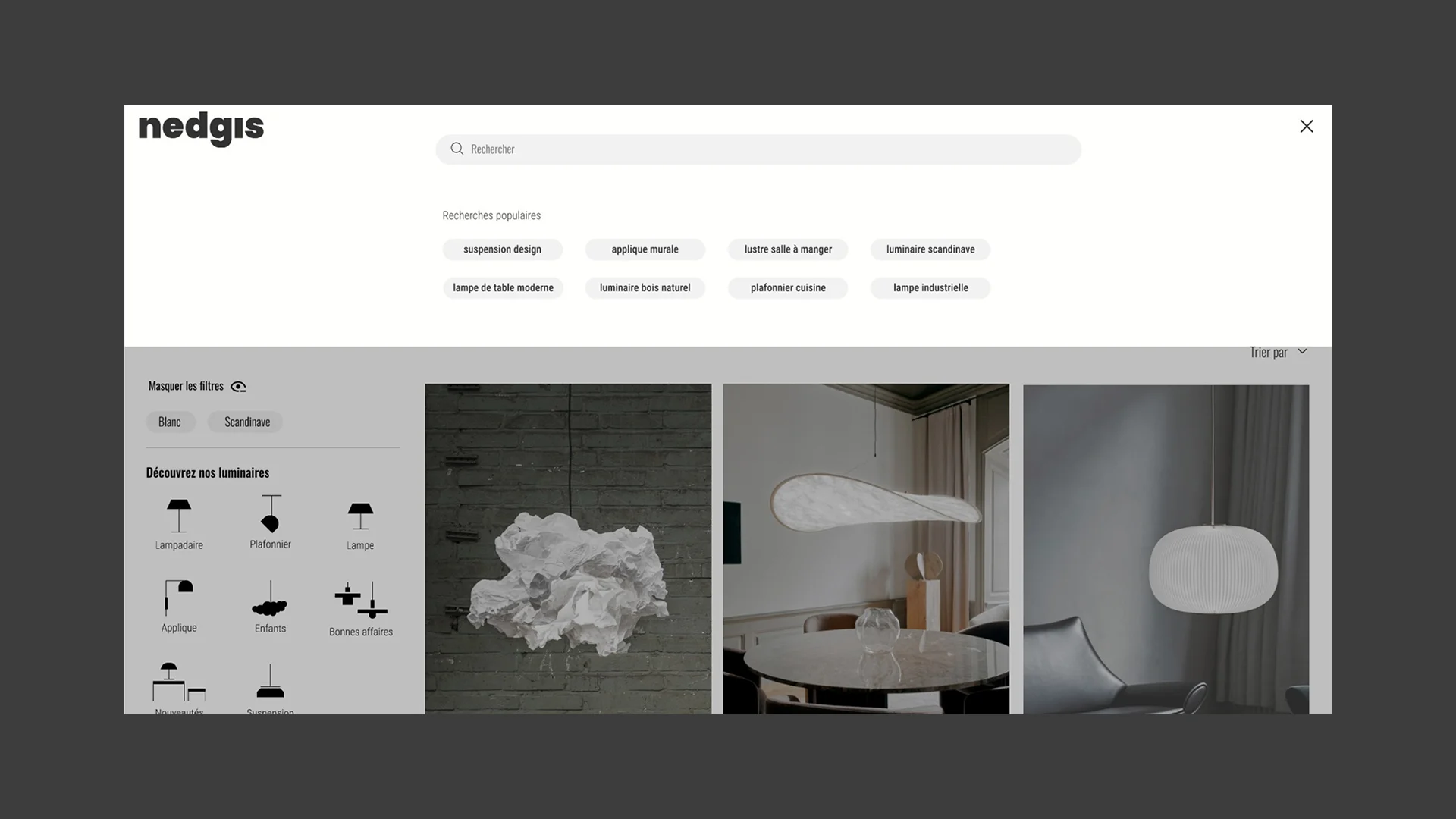 maquette avec les visuels