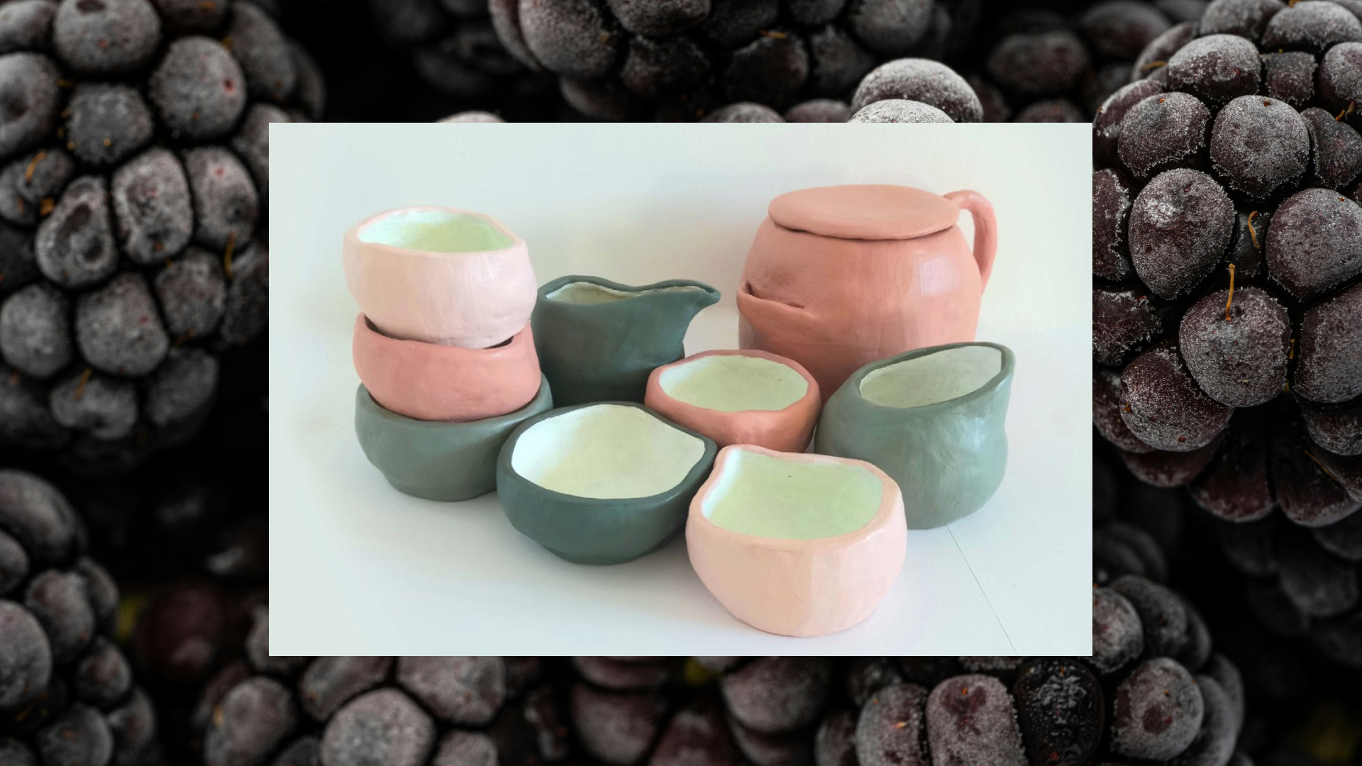 set à thé vue de profil