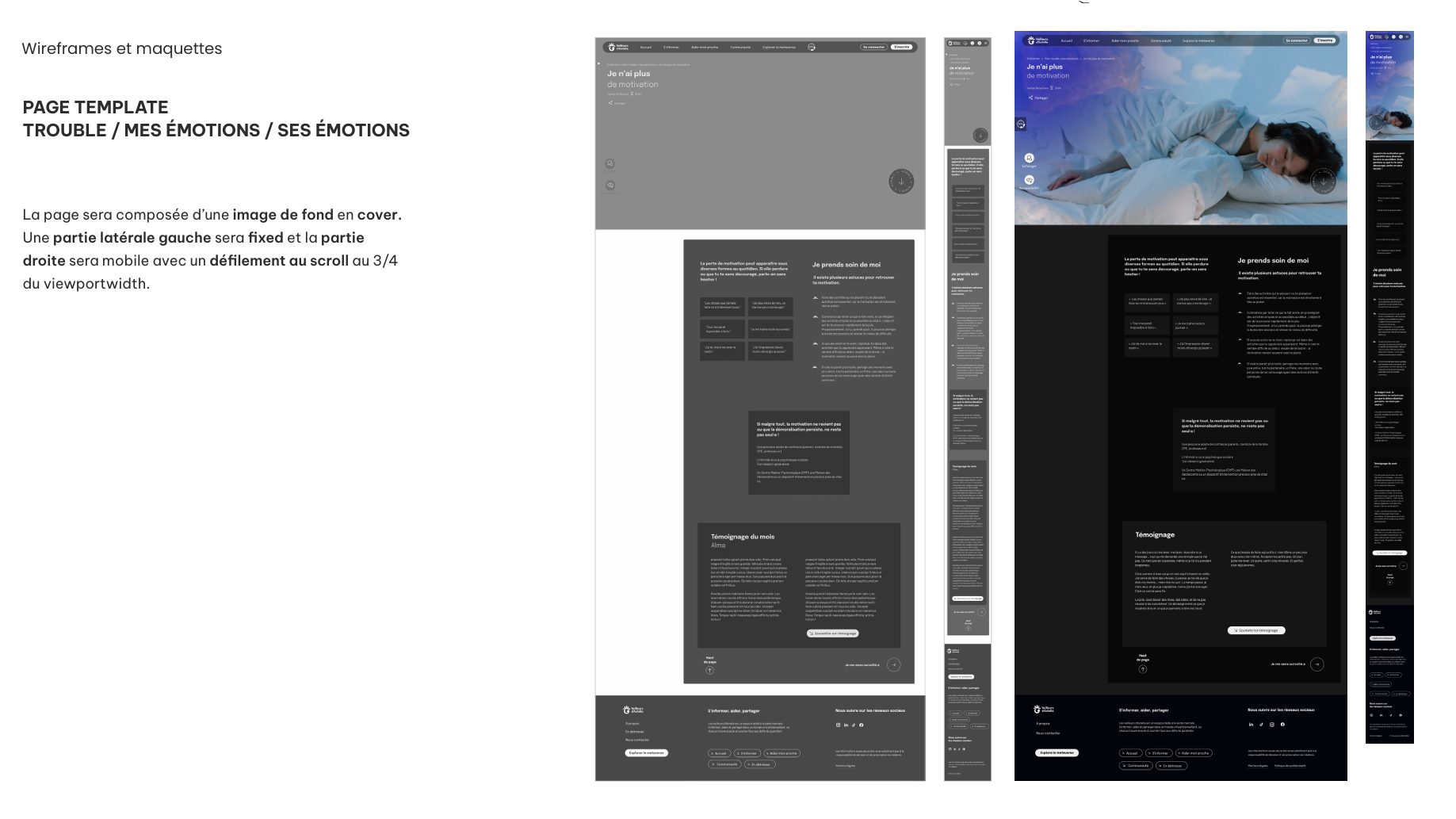 maquettes et wireframes