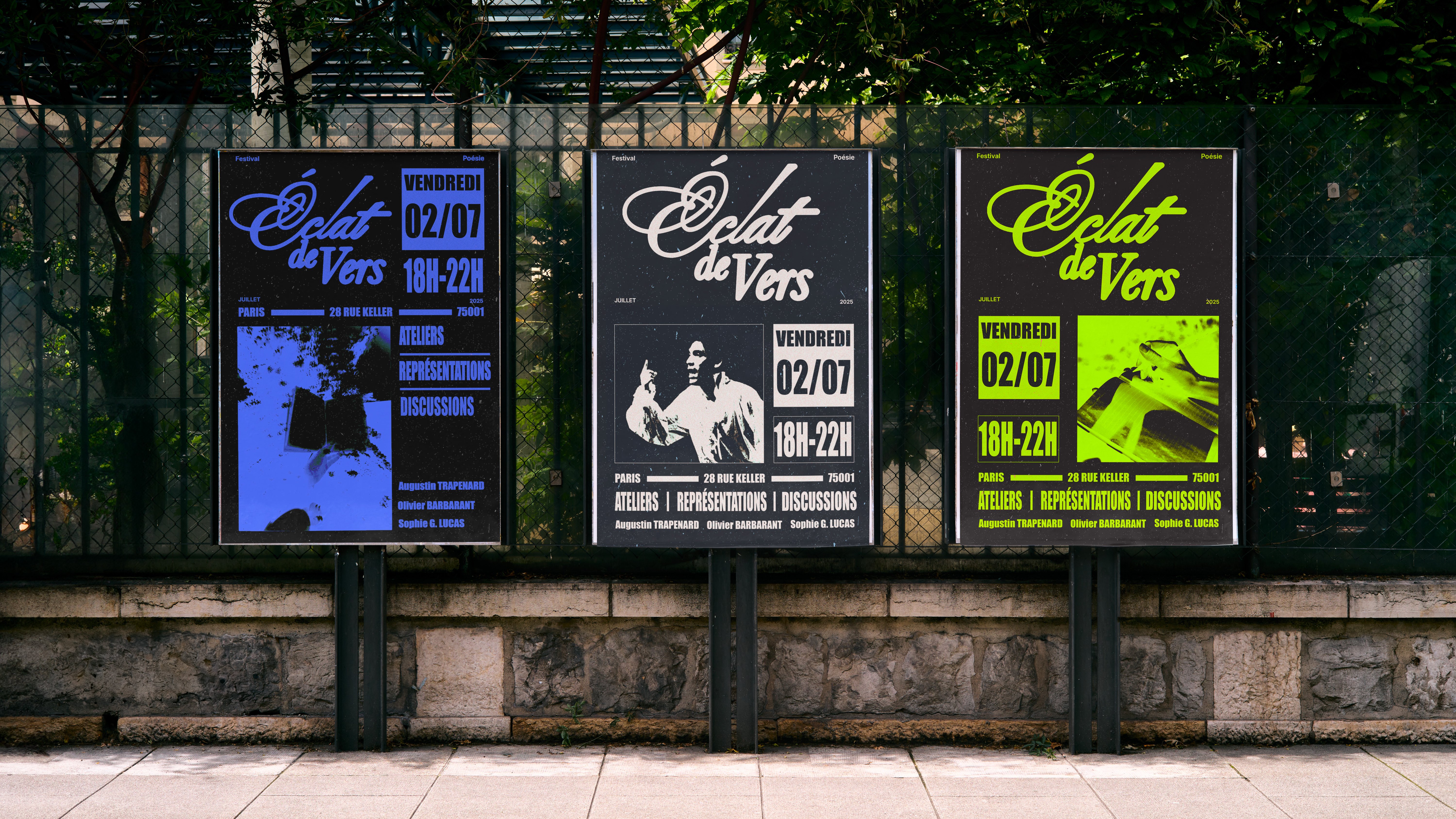 éclat de vers affiches