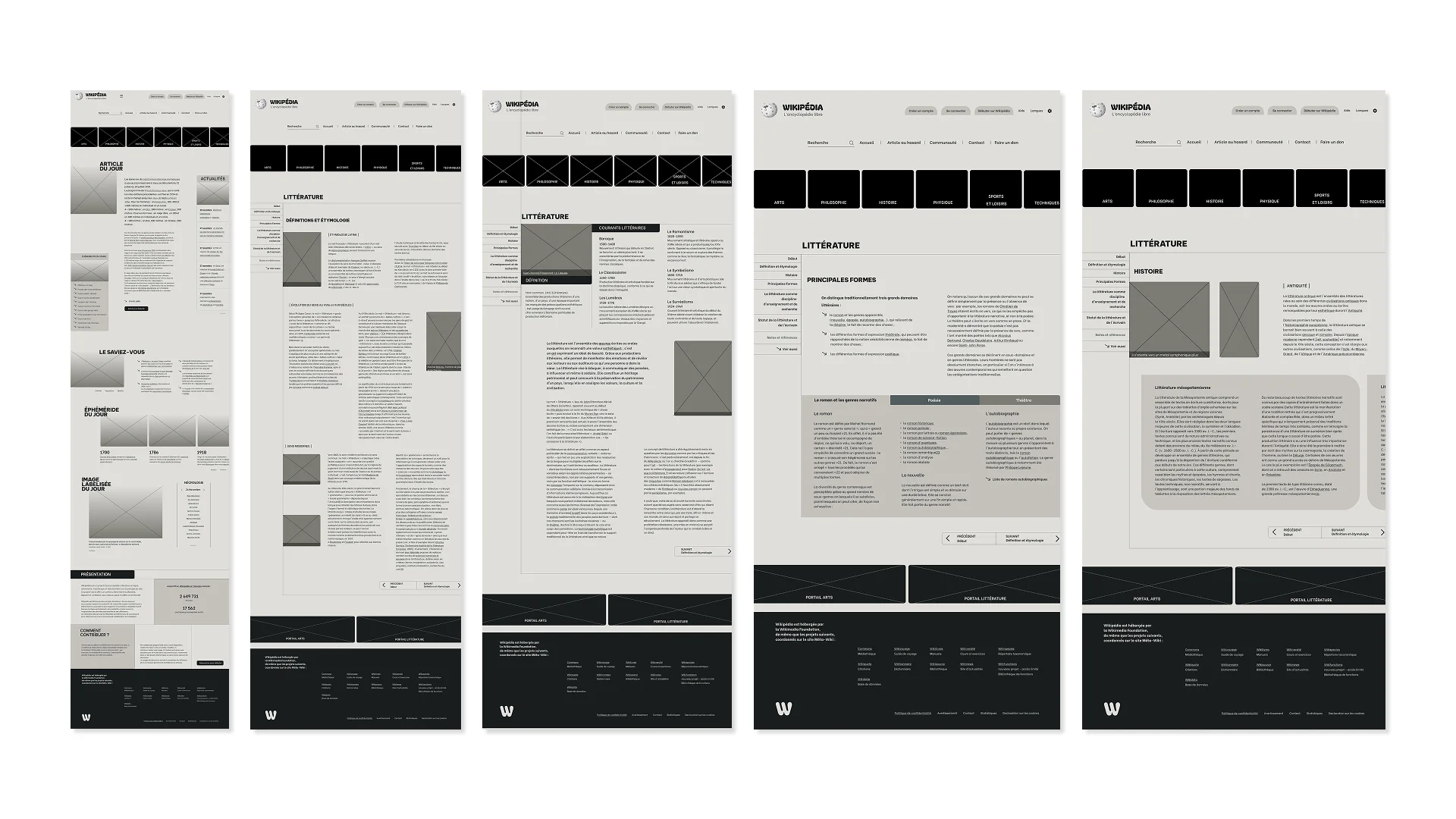 wireframes